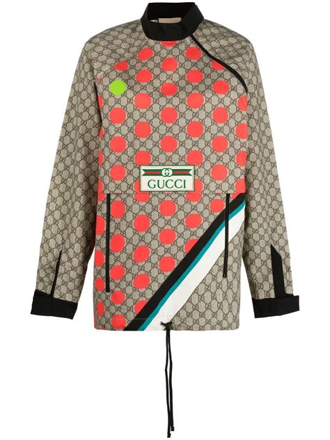 gucci pattern jacket|Gucci technical jackets for men.